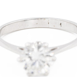 Bague Solitaire en platine et diamant - Castafiore