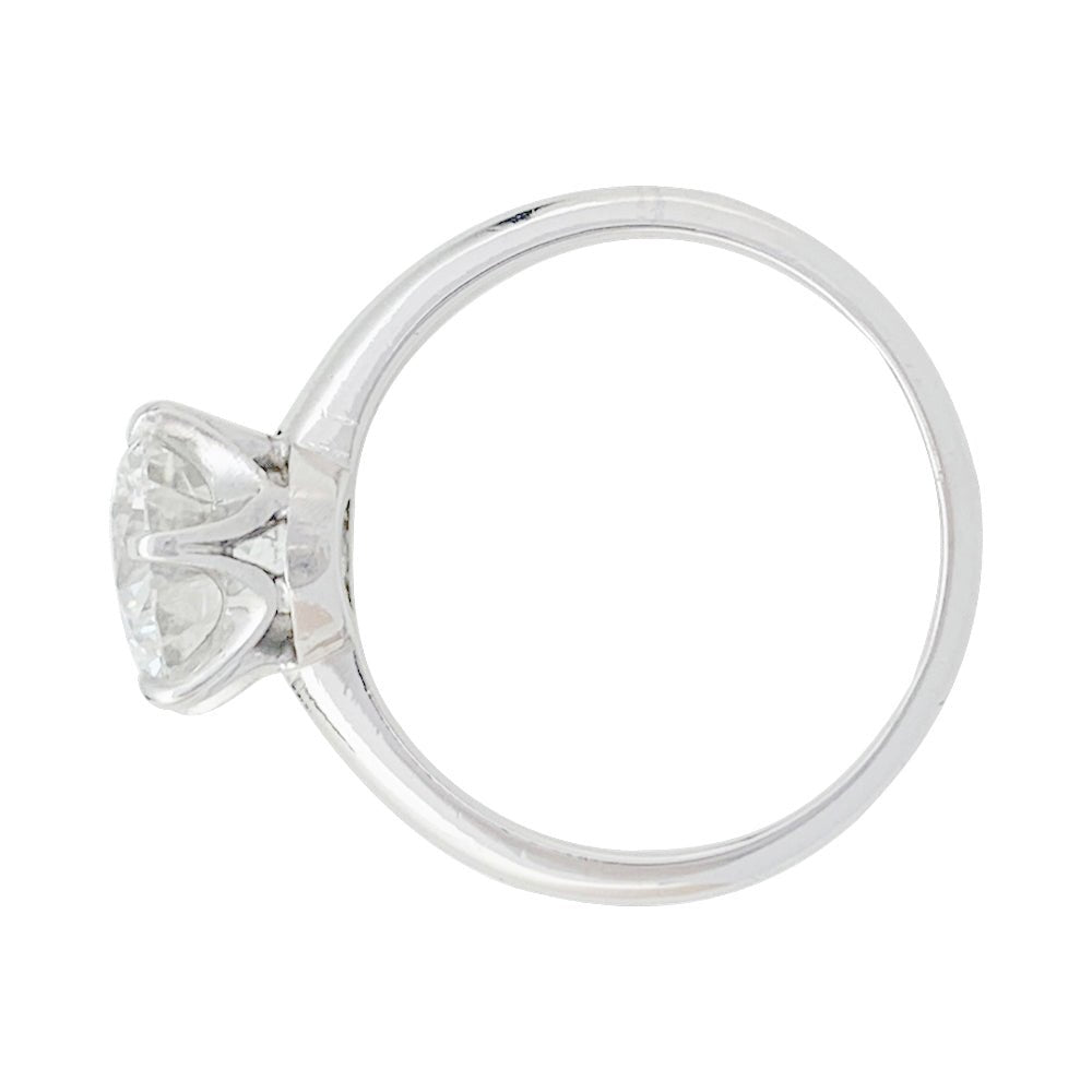 Bague Solitaire en platine et diamant - Castafiore