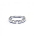 Bague Solitaire en platine et diamant - Castafiore