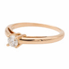 Bague Solitaire MAUBOUSSIN en or rose et diamant - Castafiore