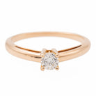 Bague Solitaire MAUBOUSSIN en or rose et diamant - Castafiore