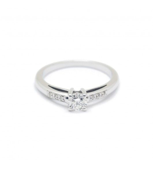 Bague Solitaire MAUBOUSSIN "Tu es le sel de ma vie" - Castafiore
