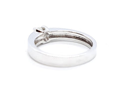 Bague Solitaire Or blanc Diamant - Castafiore