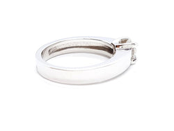 Bague Solitaire Or blanc Diamant - Castafiore