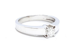 Bague Solitaire Or blanc Diamant - Castafiore