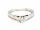 Bague Solitaire Or blanc Diamant - Castafiore