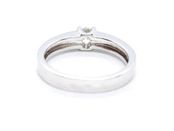 Bague Solitaire Or blanc Diamant - Castafiore