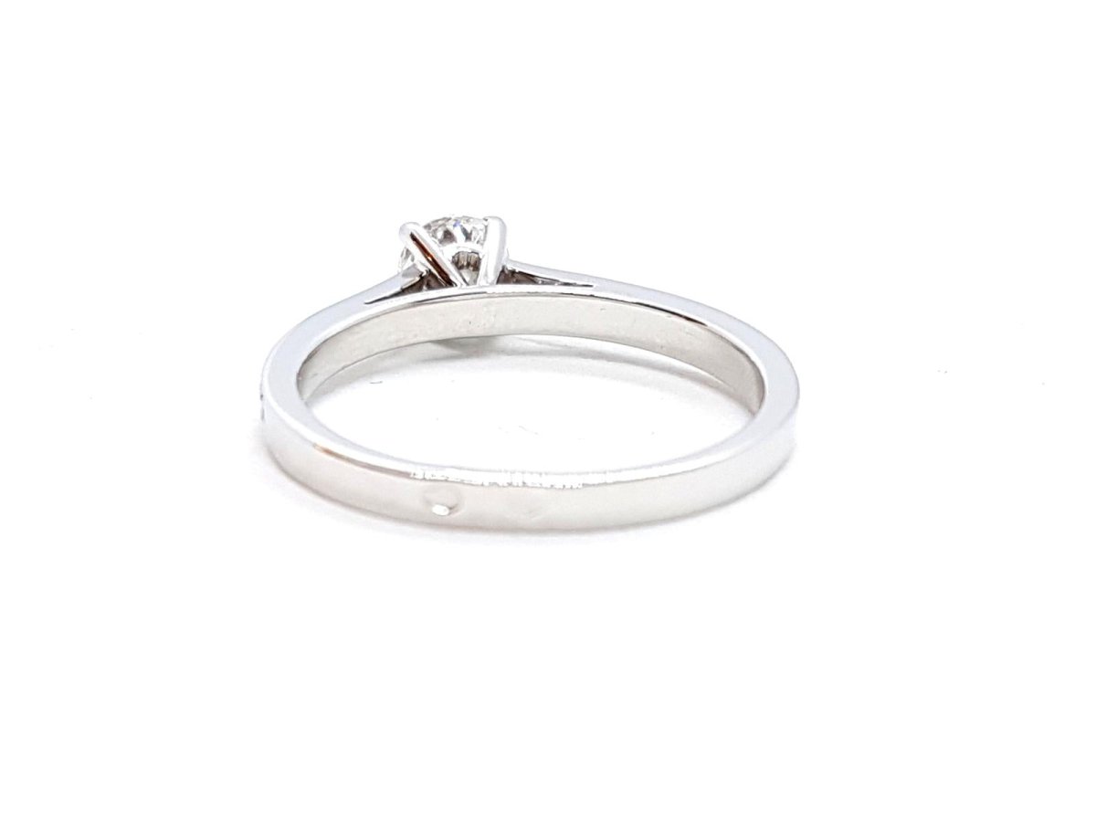Bague Solitaire Or blanc Diamant - Castafiore