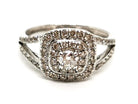 Bague Solitaire Or blanc Diamant - Castafiore