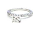 Bague Solitaire Or blanc Diamant - Castafiore