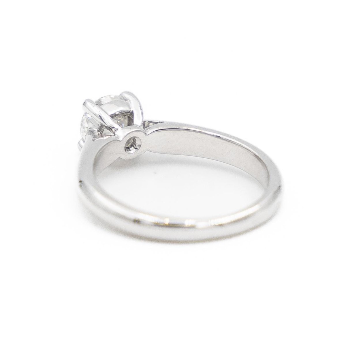 Bague Solitaire Or blanc Diamant - Castafiore