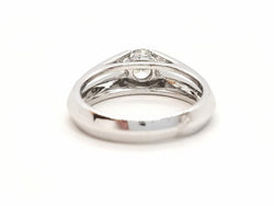 Bague Solitaire Or blanc Diamant - Castafiore