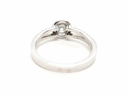 Bague Solitaire Or blanc Diamant - Castafiore