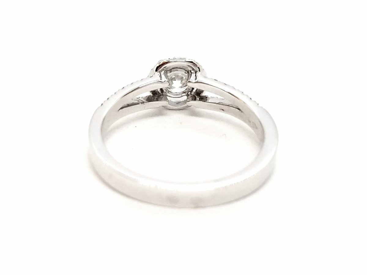 Bague Solitaire Or blanc Diamant - Castafiore