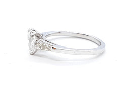 Bague Solitaire Or blanc Diamant - Castafiore