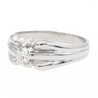 Bague Solitaire Or blanc Diamant - Castafiore