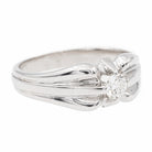 Bague Solitaire Or blanc Diamant - Castafiore