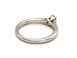 Bague Solitaire Or blanc Diamant - Castafiore