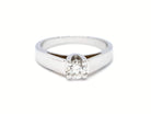 Bague Solitaire Or blanc Diamant - Castafiore