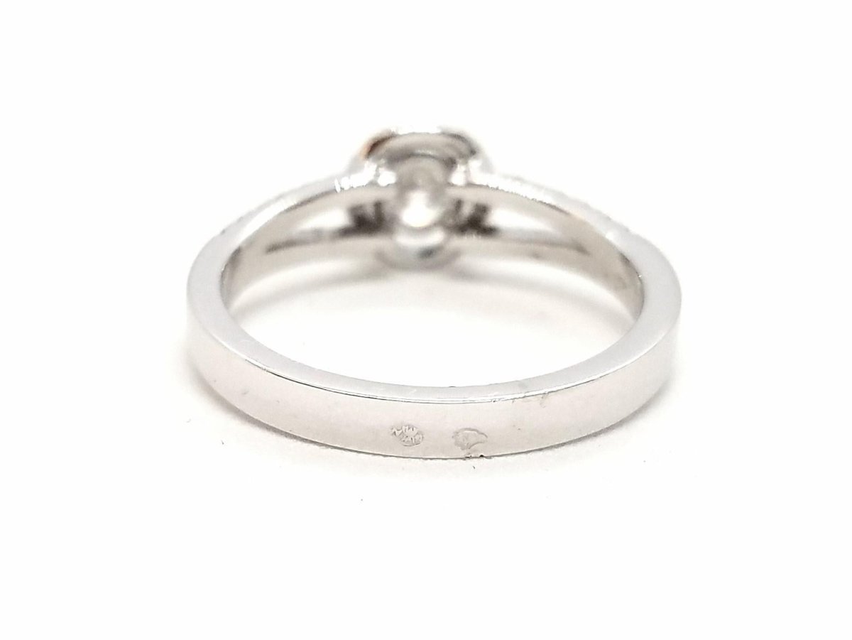 Bague Solitaire Or blanc Diamant - Castafiore