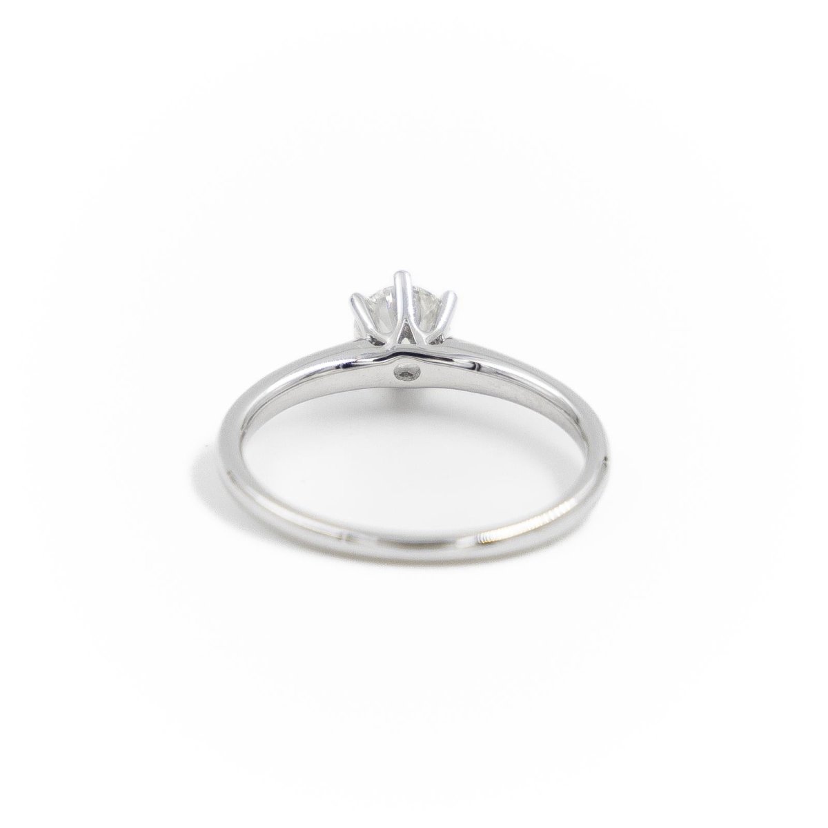 Bague Solitaire Or blanc Diamant - Castafiore