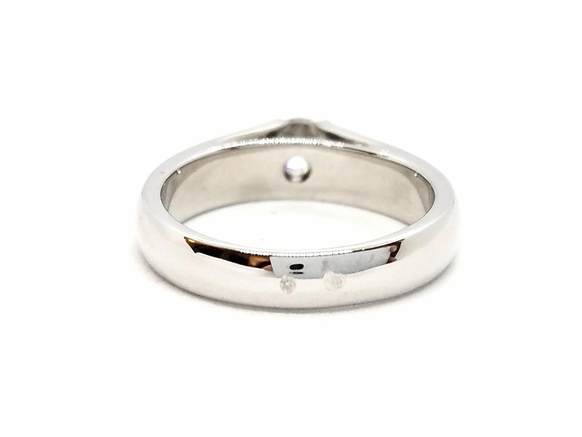 Bague Solitaire Or blanc Diamant - Castafiore