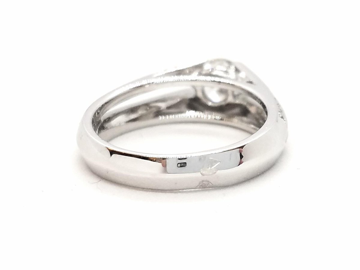 Bague Solitaire Or blanc Diamant - Castafiore
