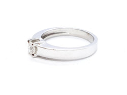 Bague Solitaire Or blanc Diamant - Castafiore