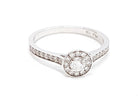 Bague Solitaire Or blanc Diamant - Castafiore