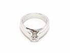 Bague Solitaire Or blanc Diamant - Castafiore