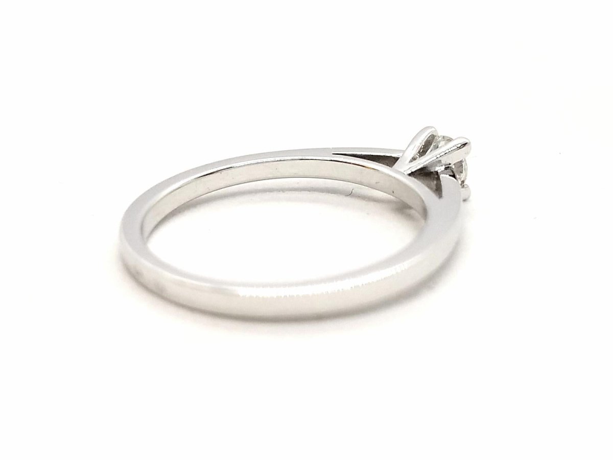 Bague Solitaire Or blanc Diamant - Castafiore