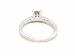 Bague Solitaire Or blanc Diamant - Castafiore