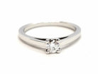 Bague Solitaire Or blanc Diamant - Castafiore