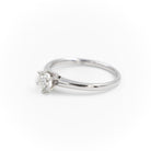 Bague Solitaire Or blanc Diamant - Castafiore