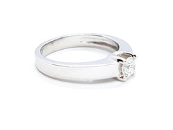 Bague Solitaire Or blanc Diamant - Castafiore