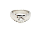 Bague Solitaire Or blanc Diamant - Castafiore