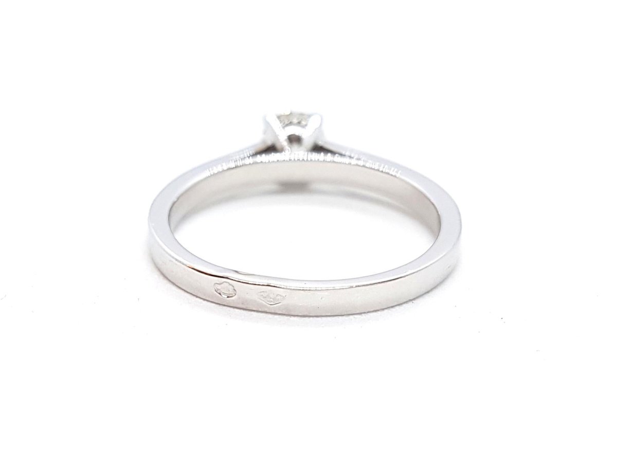 Bague Solitaire Or blanc Diamant - Castafiore
