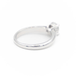 Bague Solitaire Or blanc Diamant - Castafiore