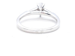 Bague Solitaire Or blanc Diamant - Castafiore