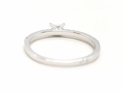 Bague Solitaire Or blanc Diamant - Castafiore