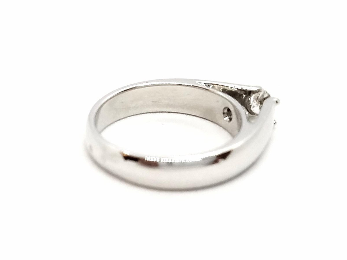 Bague Solitaire Or blanc Diamant - Castafiore