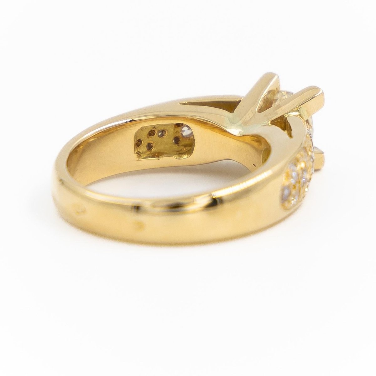 Bague Solitaire Or jaune Diamant - Castafiore