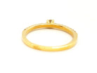 Bague Solitaire Or jaune Diamant - Castafiore