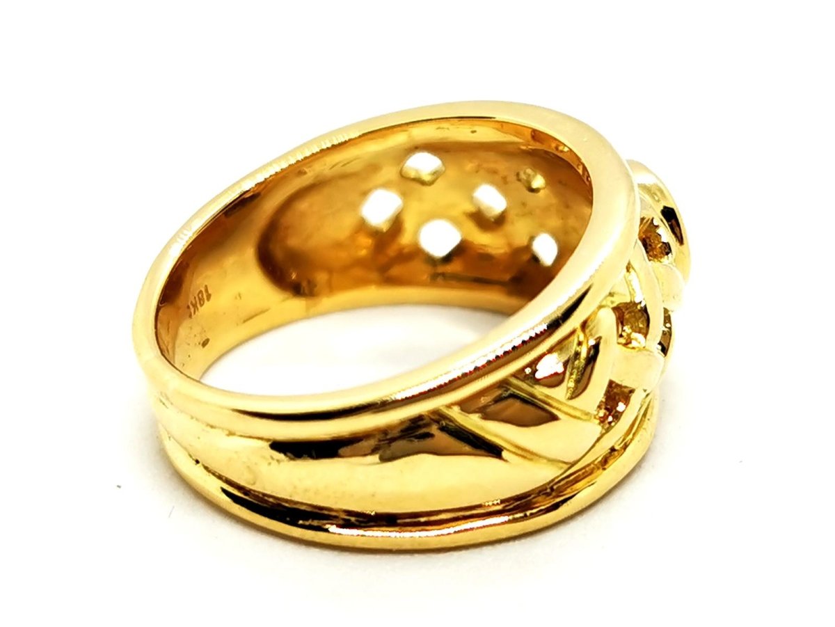 Bague Solitaire Or jaune Diamant - Castafiore