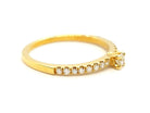 Bague Solitaire Or jaune Diamant - Castafiore