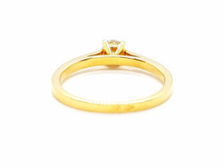 Bague Solitaire Or jaune Diamant - Castafiore