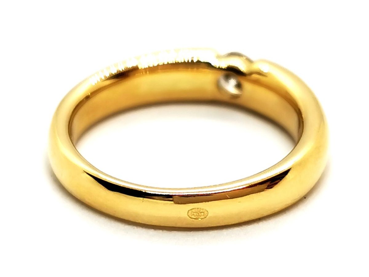 Bague Solitaire Or jaune Diamant - Castafiore