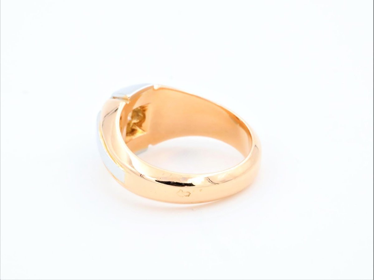 Bague Solitaire Or rose Diamant - Castafiore