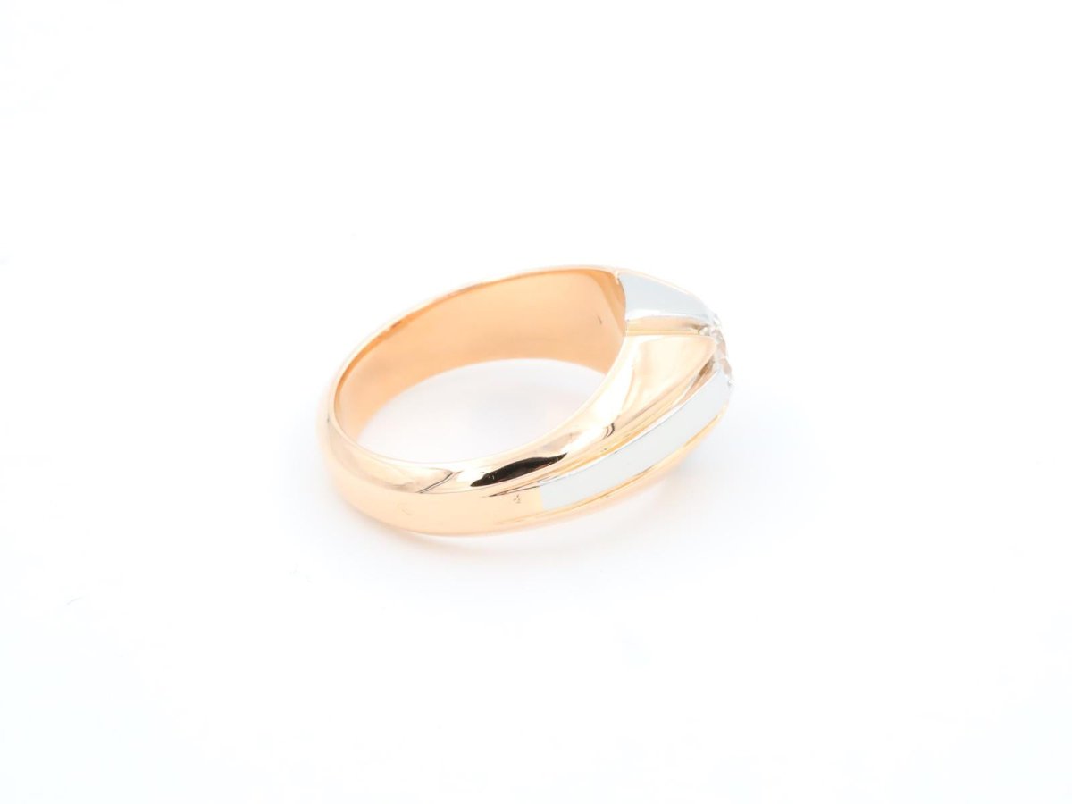 Bague Solitaire Or rose Diamant - Castafiore