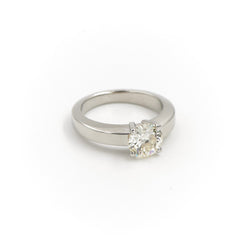 Bague Solitaire Platine Diamant - Castafiore